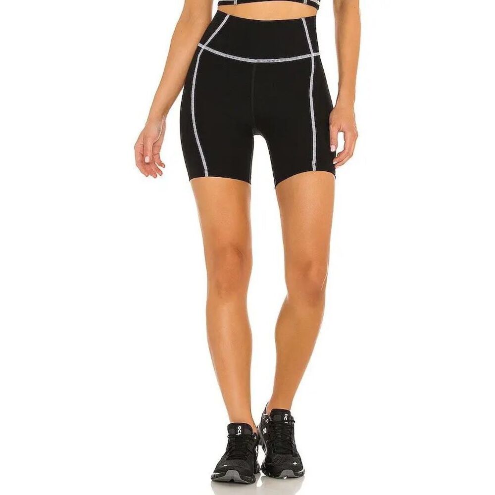 Year Of Ours Lindsey Harrod Bike Shorts 4”In Black Size M